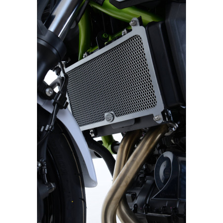 griglia protezione radiatore - Kawasaki Z650 colore titanio RG