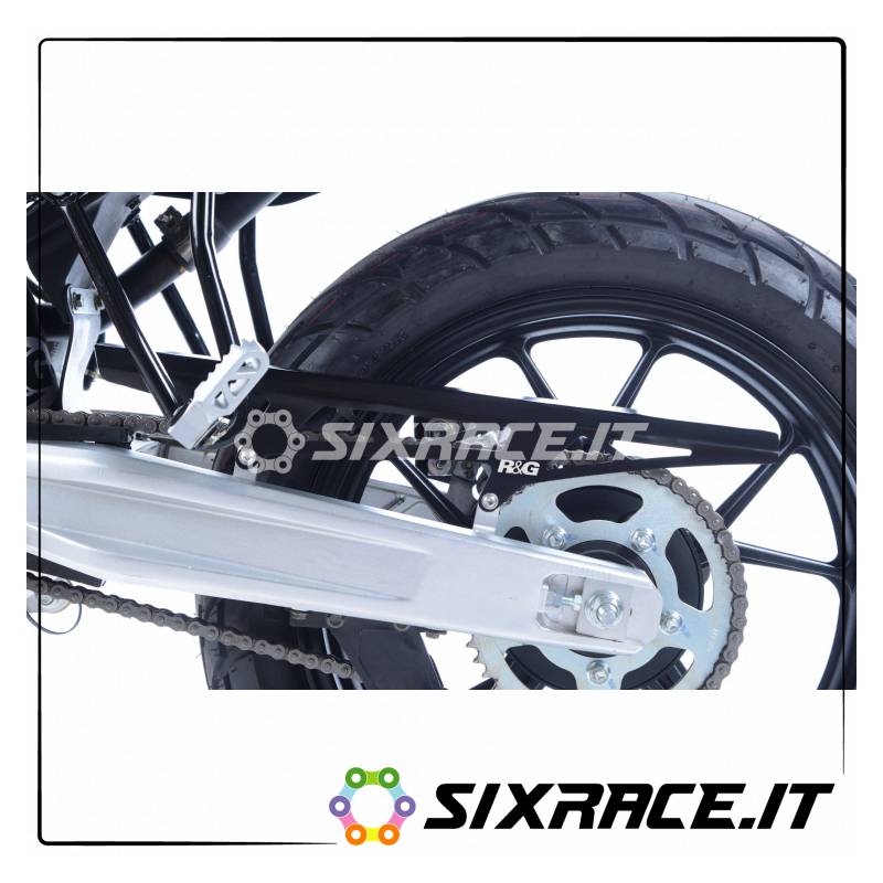 Sinnis Apache 125SMR 17 protège-chaîne en aluminium - couleur noire