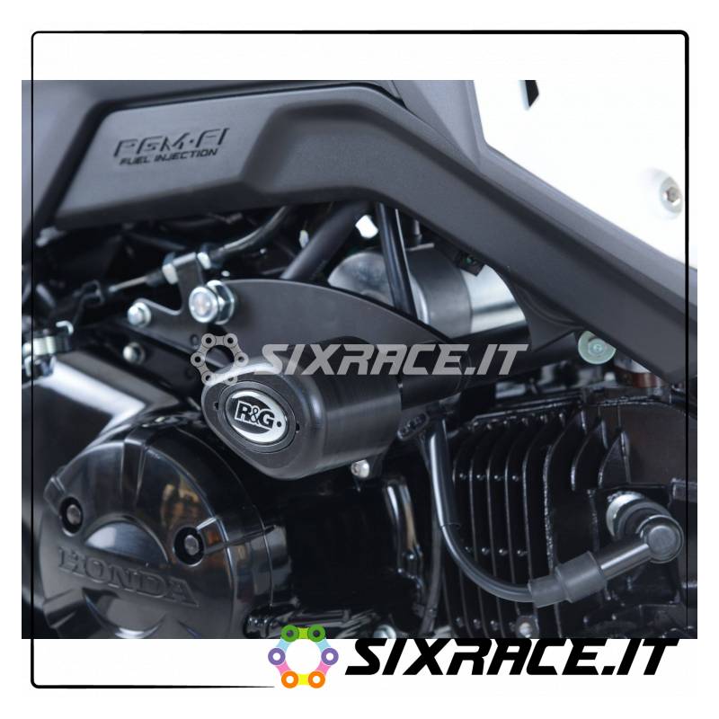 Tampons / protecteurs de cadre type Aero - Honda MSX125 (grom) 17- RG