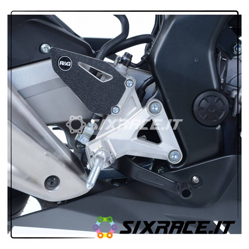 Kit 2pz.adesivi anti-scivolo paratacco HONDA CBR250RR 17- nero