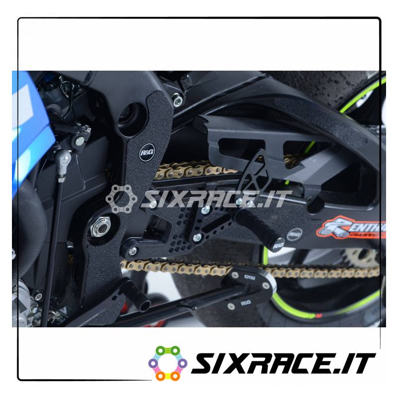 Kit 4pz.adesivi anti-scivolo paratacco Suzuki GSX-R1000/R 17- - nero RG