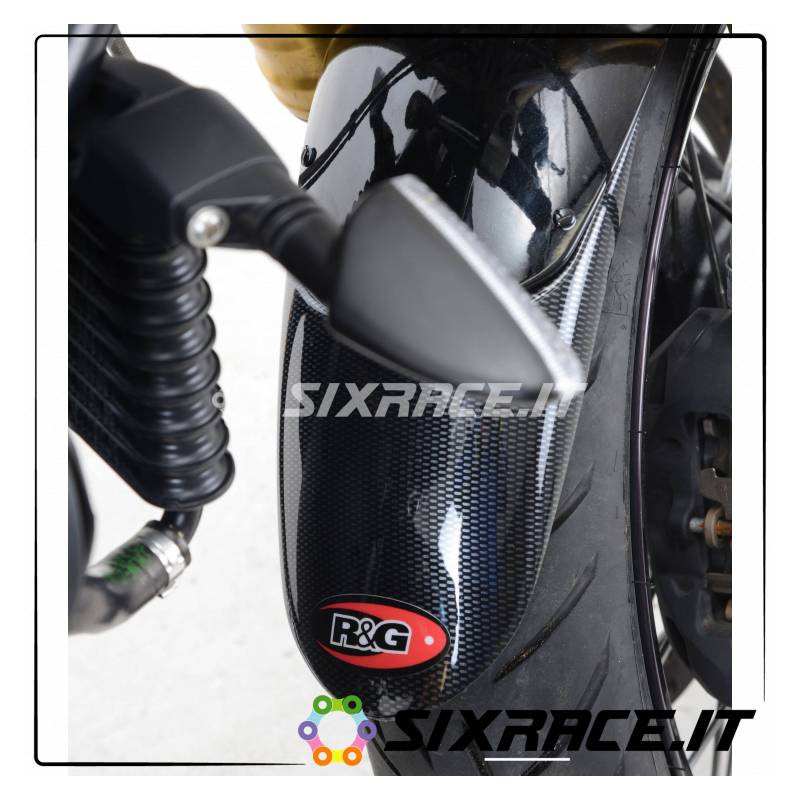 Estensione parafango anteriore colore carbon look Kawasaki Z650 / Ninja 650 17-
