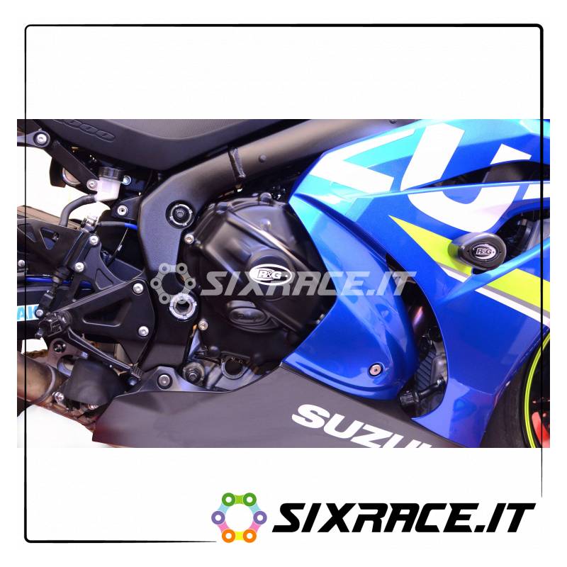 kit 2 pezzi (ECC0229R-ECC0231R) - protezione motore versione racing Suzuki GSX-R