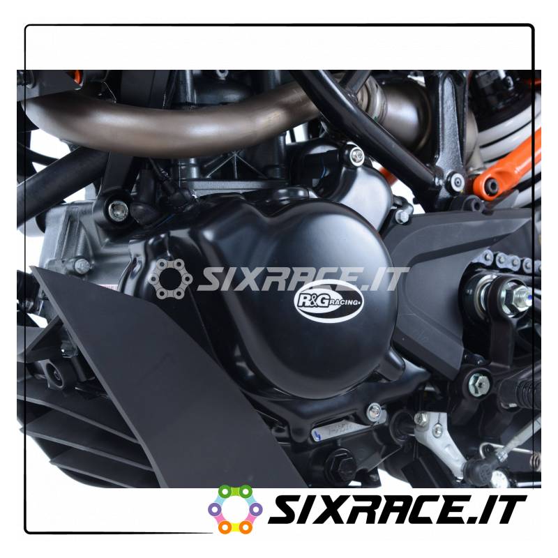 kit 2 pezzi (ECC0241BK-ECC0242BK) - protezione motore KTM 125 Duke 17- / RC125