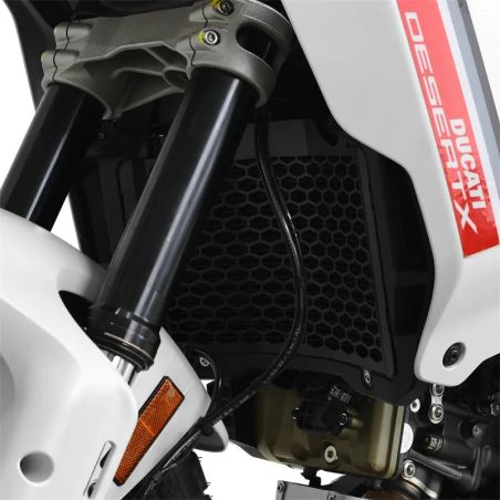 Z10009527 Zieger Pro - Griglia Radiatore Acqua - Inox DUCATI Desert X 950 2022 2025 IBEX