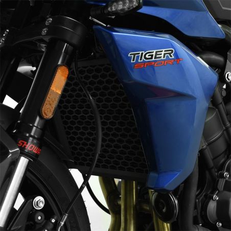 Z10010151 Zieger Pro - Griglia Radiatore Acqua - Inox TRIUMPH Tiger 660 Sport 660 2022 2024 IBEX