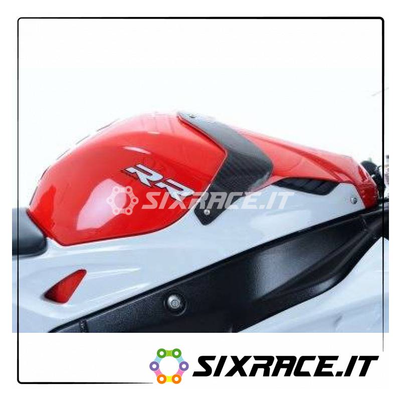 BMW S1000RR 15- coulisses de réservoir de carbone