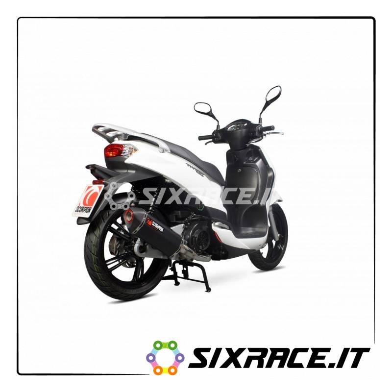 Silencieux SCORPION UK pour PEUGEOT TWEET 125 SCOOTERS 2010 - TYPE DE SÉRIE APPROUVÉ