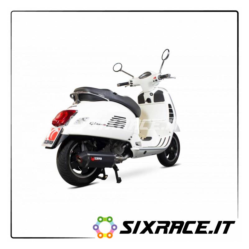 Silenziatore SCORPION UK per SCOOTERS VESPA GTS 125 09- / GTS 250 06- / GTV 250