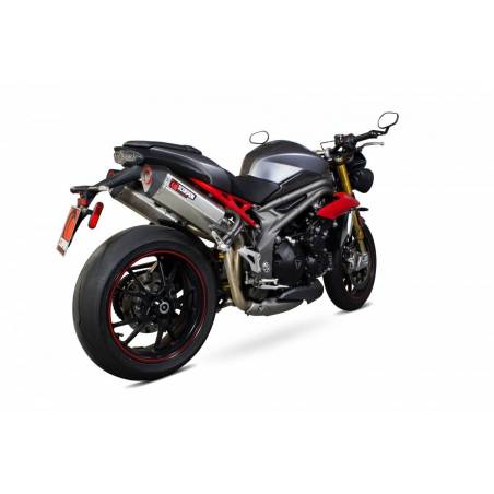 SCORPION TRIUMPH SPEED TRIPLE 1050 Silencieux 2016- SERKET TYPE PARALLELE Omolo