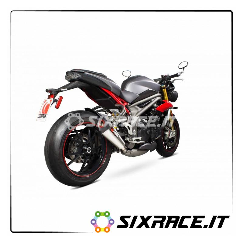 SCORPION TRIUMPH SPEED TRIPLE 1050 Silencieux 2016- TYPE SERPENT SERPENT Omologat