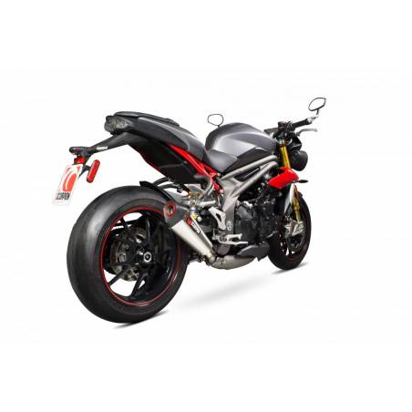 Silenziatore SCORPION TRIUMPH SPEED TRIPLE 1050 2016- TIPO SERKET TAPER Omologat