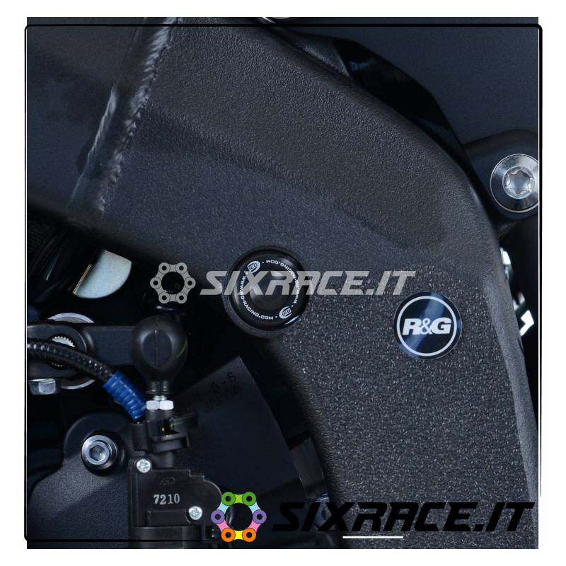 Insert de protection de cadre supérieur de cadre gauche Yamaha YZF-R6 17- RG