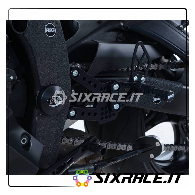 YAMAHA YZF-R6 17- 3 kit d'adhésif antidérapant (cadre et côté gauche)