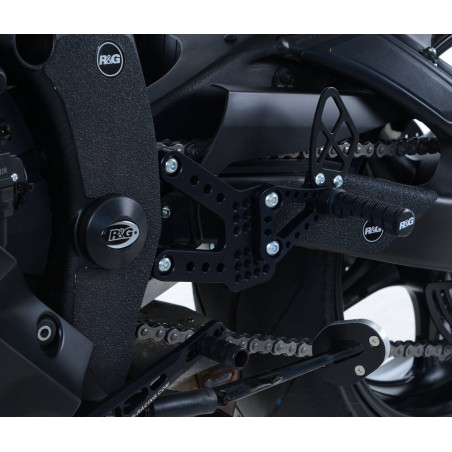 Kit 3pz.adesivi anti-scivolo paratacco YAMAHA YZF-R6 17- (telaio e lato sx forc