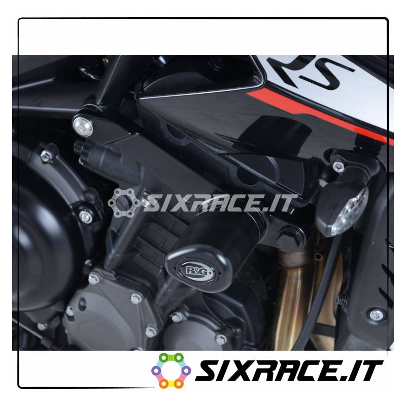 Tamponi / protezioni telaio tipo Aero - Triumph Street Triple 765 RS 17- RG