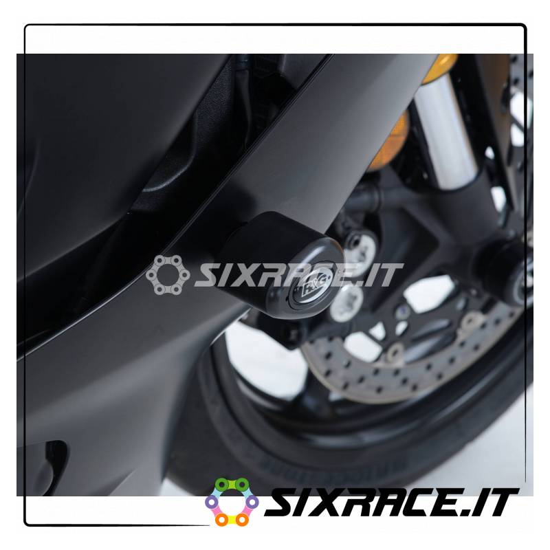 Tampons / protecteurs de cadre de type Aero - Yamaha YZF-R6 17-noir RG