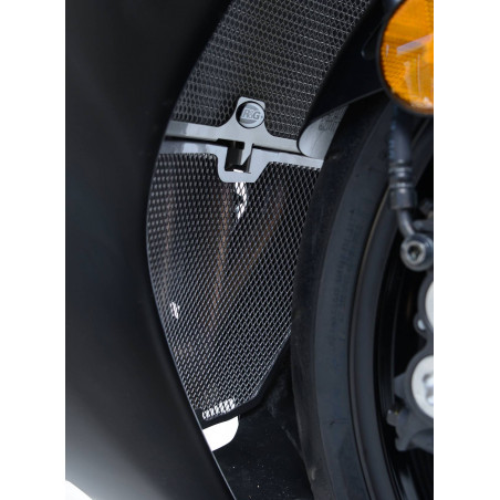 grille de protection collecteur d'echappement Yamaha YZF-R6 17- - couleur noire RG