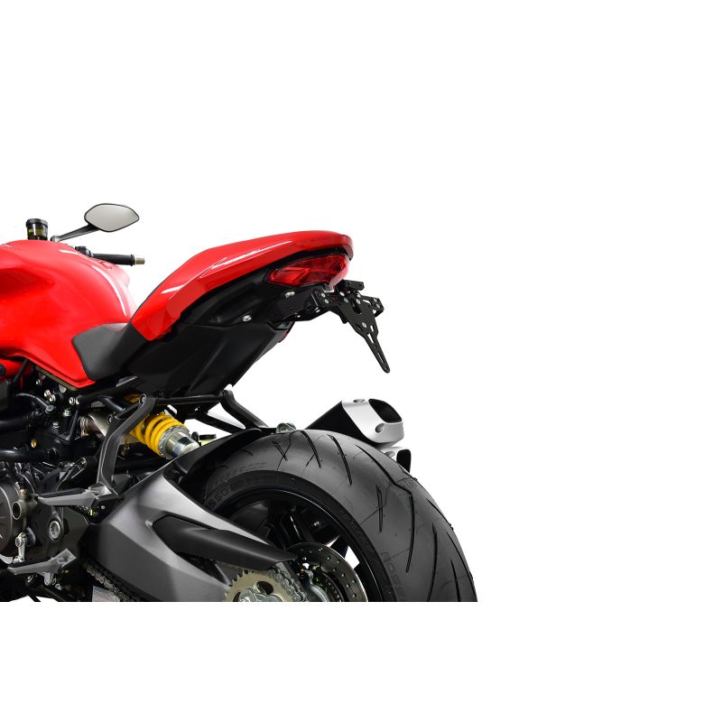 Z10002994 Zieger Pro - Portatarga DUCATI Monster 797 800 2017 2020 IBEX