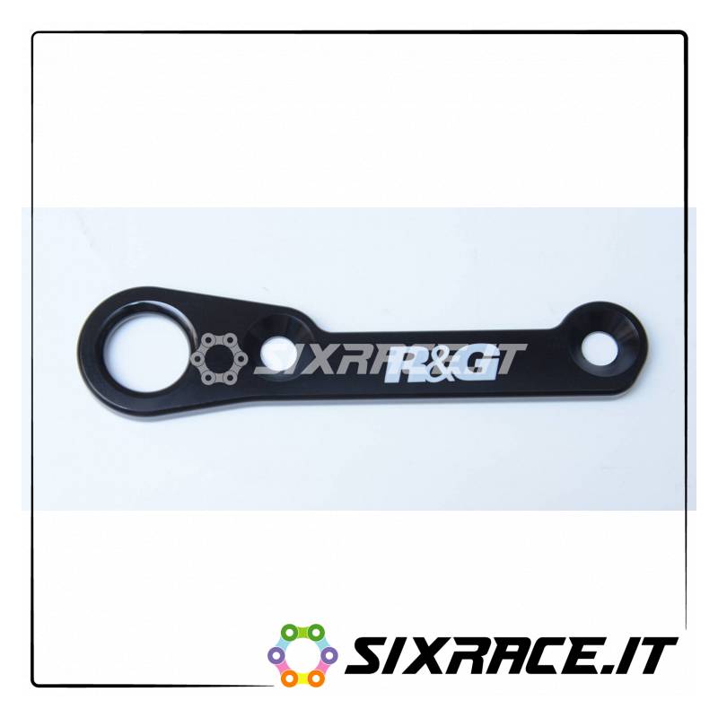 piastra per aggancio cinghie - coppia Yamaha YZF-R25 / R3 - nero RG