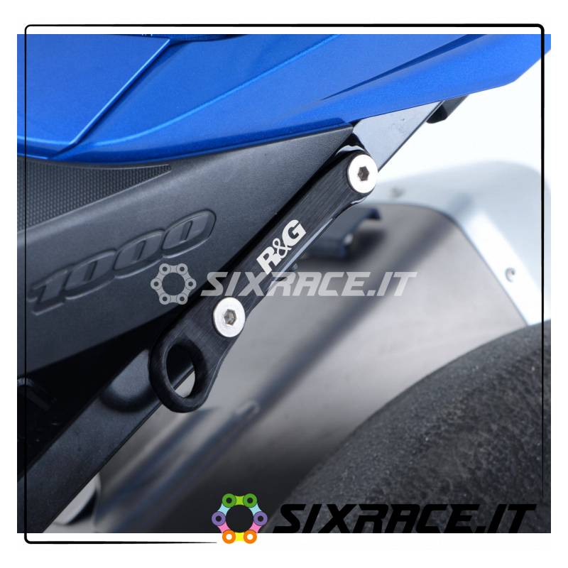 piastra per aggancio cinghie - coppia Suzuki GSX-R1000/R 17- - nero RG