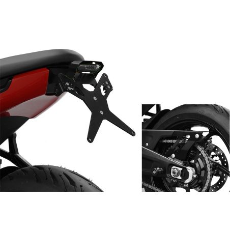 Z10010266 Zieger X-Line - Portatarga TRIUMPH Trident 660 660 2021 2024 IBEX