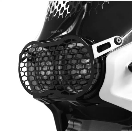 Z10009575 Griglia Protezione Faro - Inox DUCATI Desert X Rally 950 2022 2025 IBEX