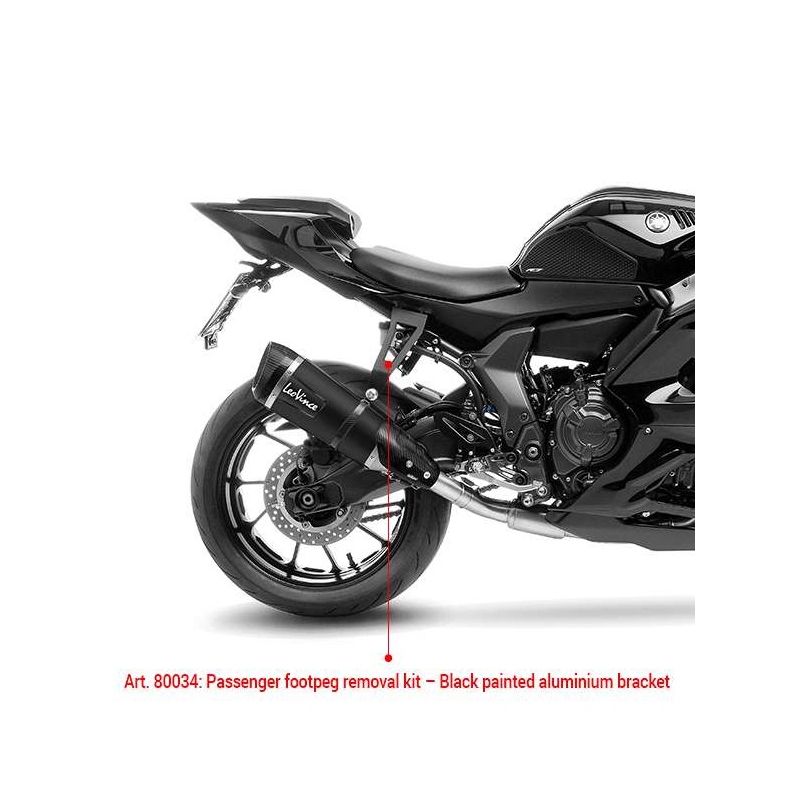 LE80034 Kit attacchi YAMAHA R7 (700 twin) 700 2021 2023 LEOVINCE