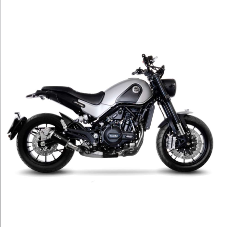 LE15226B Scarico - Silenziatore LV-10 Black Edition BENELLI Leoncino 500 Trail 500 2018 2024 LEOVINC