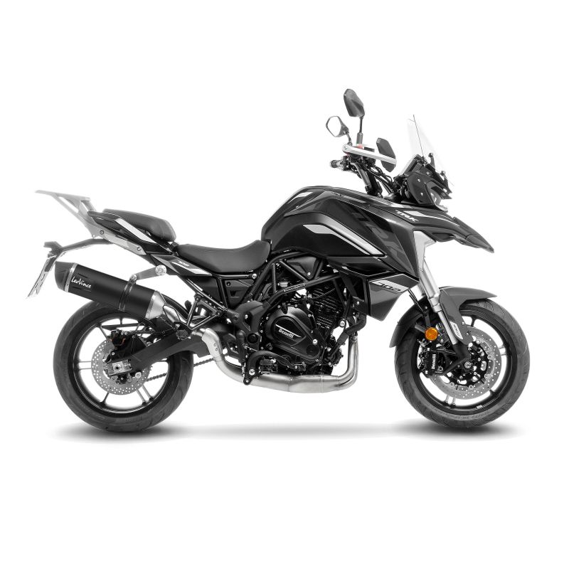 LE14446EB Scarico - Silenziatore LV One Evo Black - Inox BENELLI TRK 702 / X 702 2023 2024 LEOVINCE