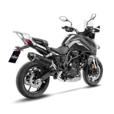 LE14446EBU Scarico - Silenziatore LV One Evo Black Race - Inox BENELLI TRK 702 / X 702 2023 2024 LEO