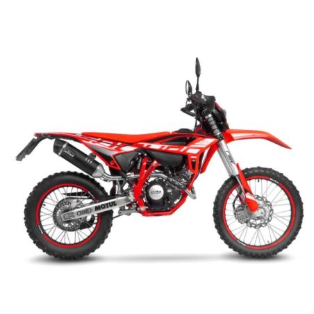 LE14401EBU Scarico - Silenziatore LV One Evo Black Race - Inox BETA RR 125 Enduro 4t 125 2021 2023 L