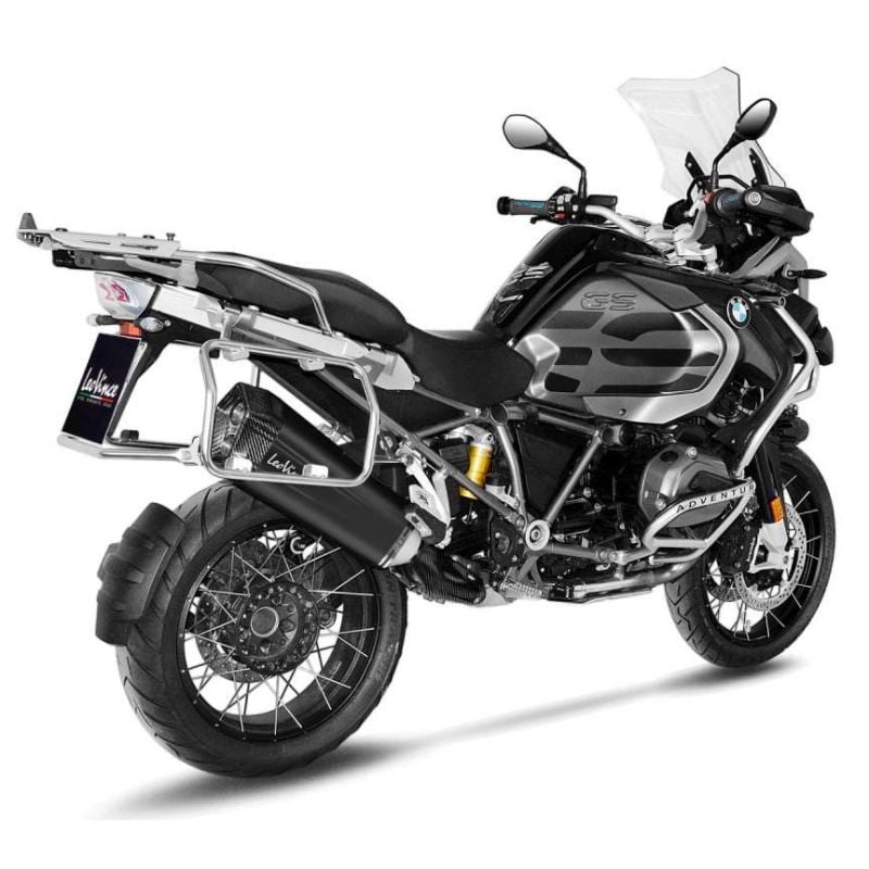 LE15301B Scarico - Silenziatore LV-12 Black Edition - Inox BMW R 1250 GS Adventure 1250 2019 2024 LE