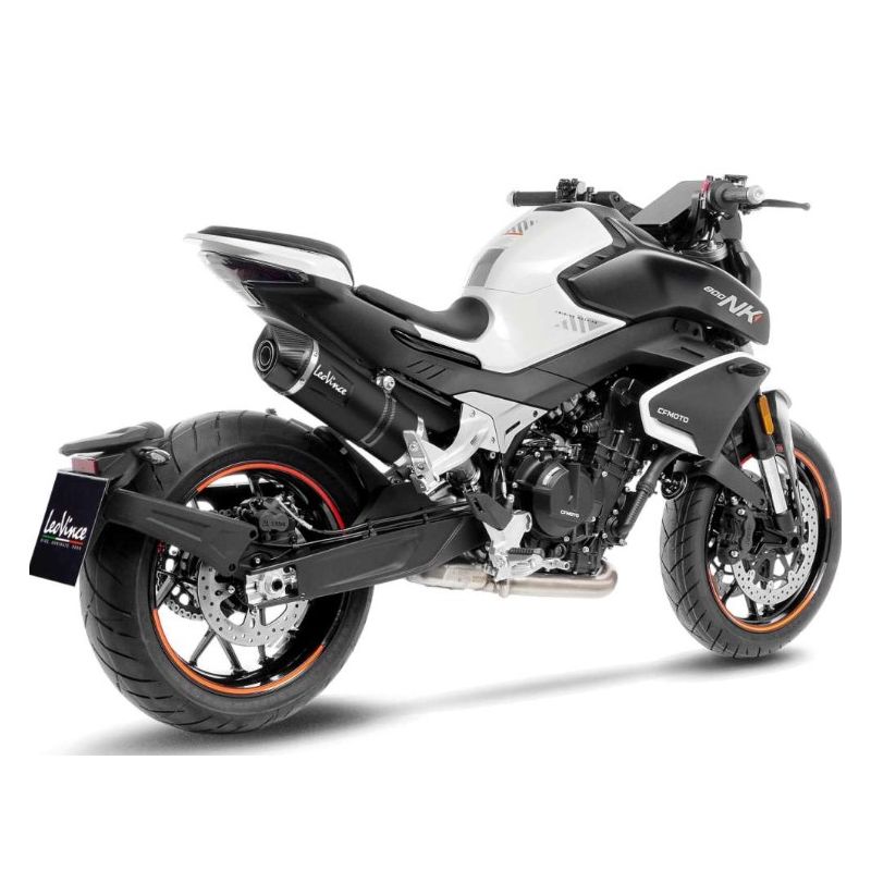 LE14444EBU Scarico - Silenziatore LV One Evo Black Race - Inox CF Moto NK 800 800 2023 2024 LEOVINCE