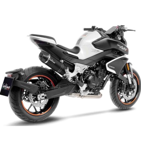 LE14444EBU Scarico - Silenziatore LV One Evo Black Race - Inox CF Moto NK 800 800 2023 2024 LEOVINCE