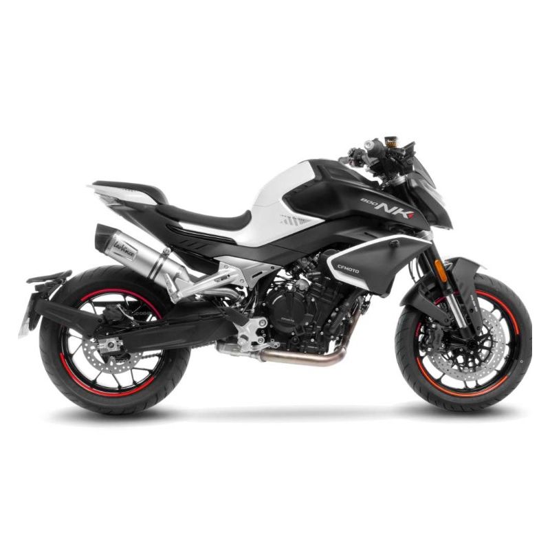 LE14444EU Scarico - Silenziatore LV One Evo Race - Inox CF Moto NK 800 800 2023 2024 LEOVINCE