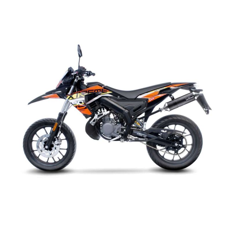 LE17001 Scarico - Silenziatore X-Fight Carbon DERBI SENDA SM X-TREME/RACING/LIMITED 50 2018 2020 LEO
