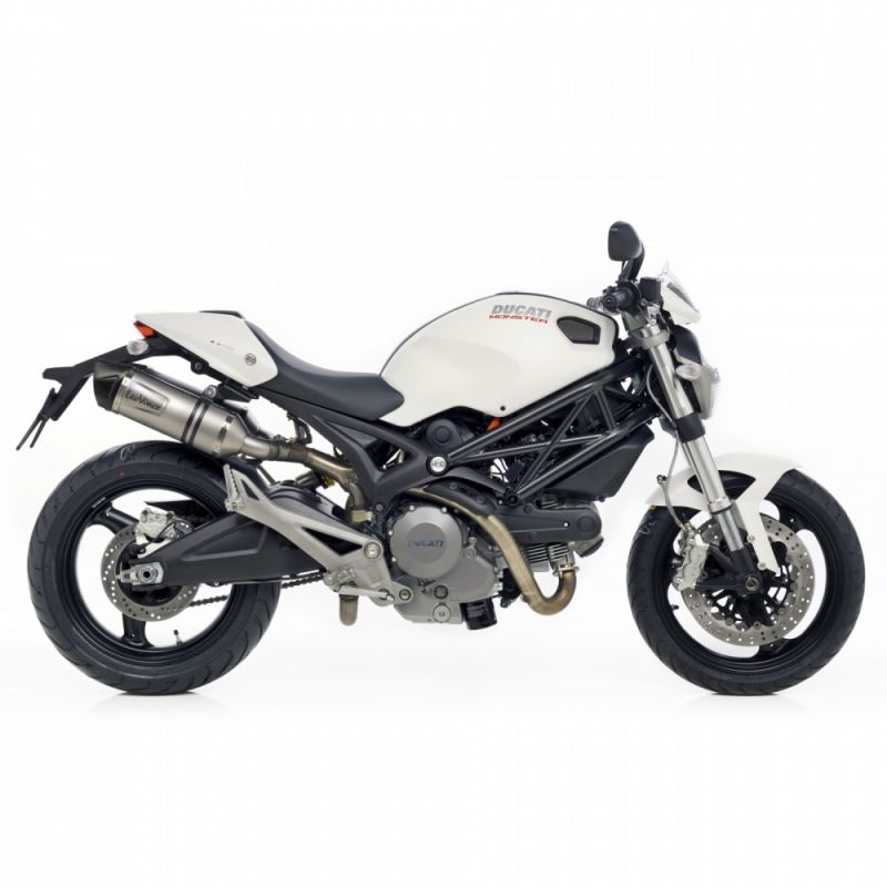 LE8281E Scarico - Silenziatore LV One Evo - Inox DUCATI Monster 696 695 2008 2014 LEOVINCE