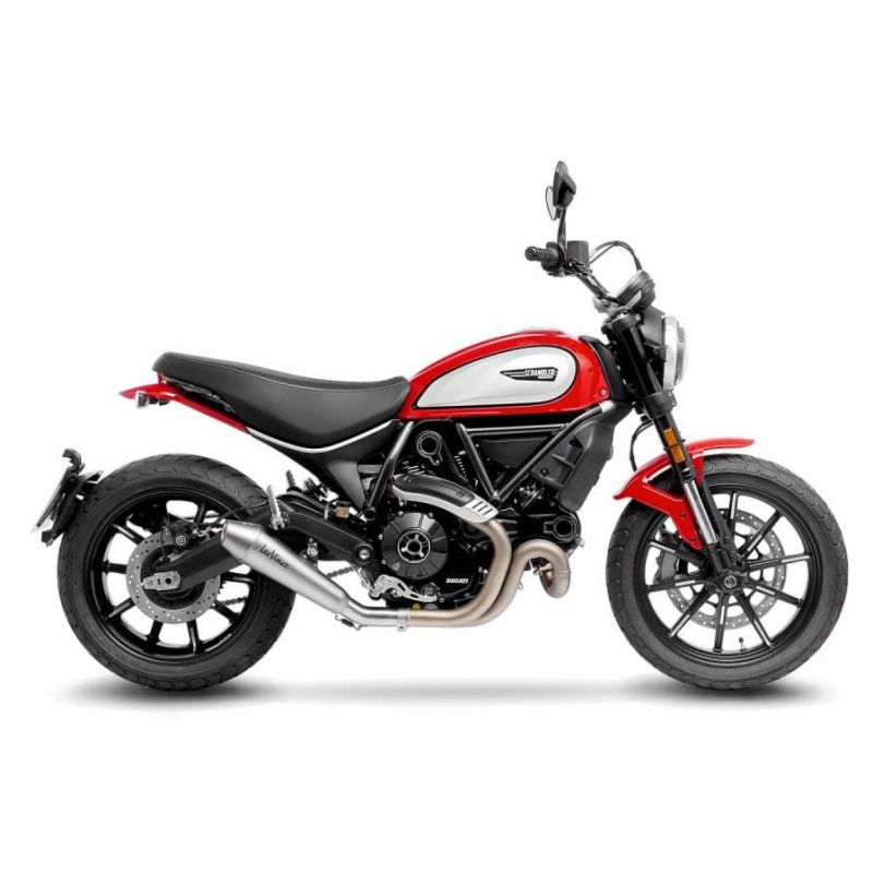 LE14399 Scarico - Silenziatore GP Style - race DUCATI Scrambler 800 Night shift 800 2021 2022 LEOVIN