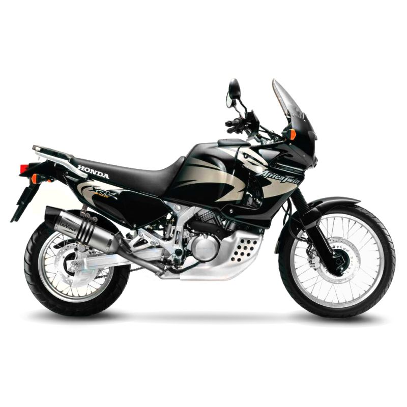 LE8424E Scarico - Silenziatore LV One Evo - Inox HONDA Africa Twin XRV 750 750 1995 2005 LEOVINCE