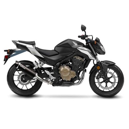 LE14050 Scarico - Silenziatore Nero HONDA CB 500 F 500 2016 2018 LEOVINCE