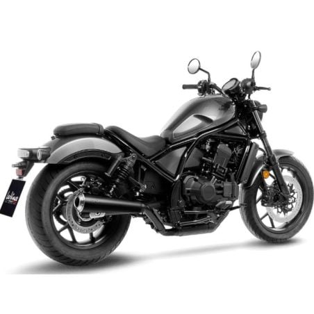 LE15009FBU Scarico - Silenziatore Classic Racer Black Edition - Corsa HONDA Rebel 1100 DCT (CMX 1100