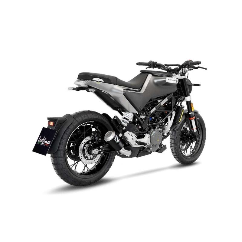 LE15242C Scarico - Silenziatore LV-10 Carbonio Race HUSQVARNA Svartpilen 401 400 2020 2022 LEOVINCE