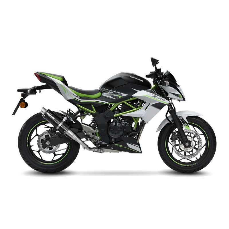 LE3393 Scarico - Silenziatore GP CORSA (non omologato) KAWASAKI Ninja 125 125 2019 2023 LEOVINCE