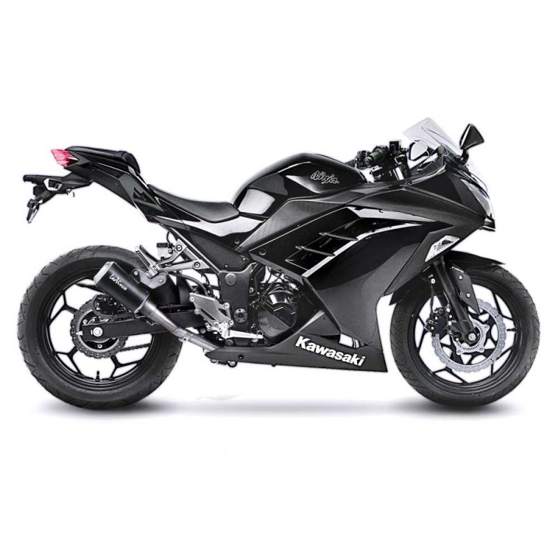 LE15205B Scarico - Silenziatore LV-10 Black Edition Race KAWASAKI Ninja 300 R 300 2013 2017 LEOVINCE