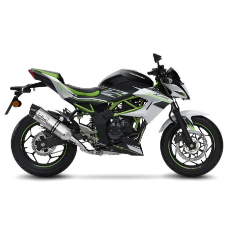 LE14293E Scarico - Silenziatore LV One Evo - Inox KAWASAKI Z 125 125 2019 2025 LEOVINCE