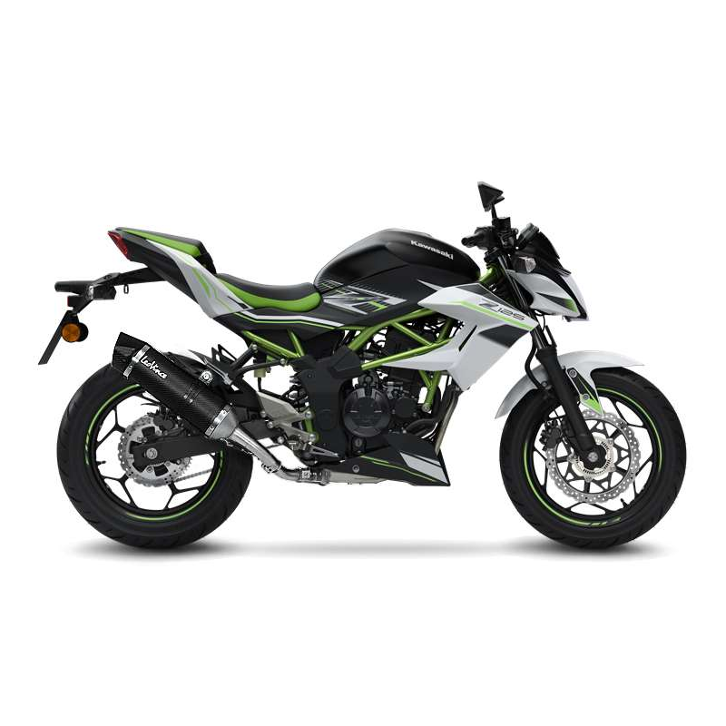 LE14294E Scarico - Silenziatore LV One Evo - Carbonio KAWASAKI Z 125 125 2019 2025 LEOVINCE