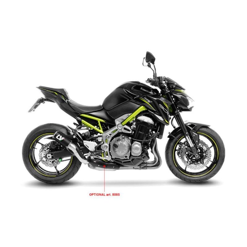 LE15402B Scarico - Silenziatore LV Corsa Black Edition KAWASAKI Z 900 900 2017 2019 LEOVINCE