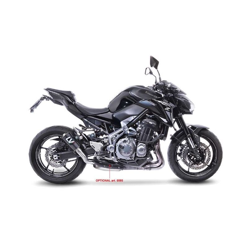LE15204C Scarico - Silenziatore LV-10 Carbonio KAWASAKI Z 900 A2 (70 kW) 900 2019 2025 LEOVINCE
