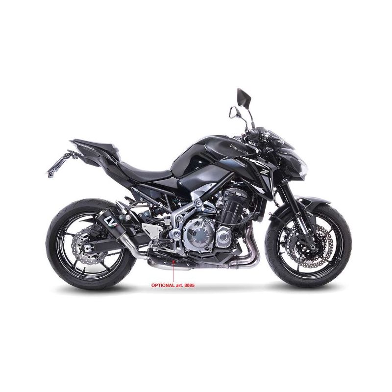 LE15204C Scarico - Silenziatore LV-10 Carbonio KAWASAKI Z 900 E (70 kW) 900 2017 2019 LEOVINCE